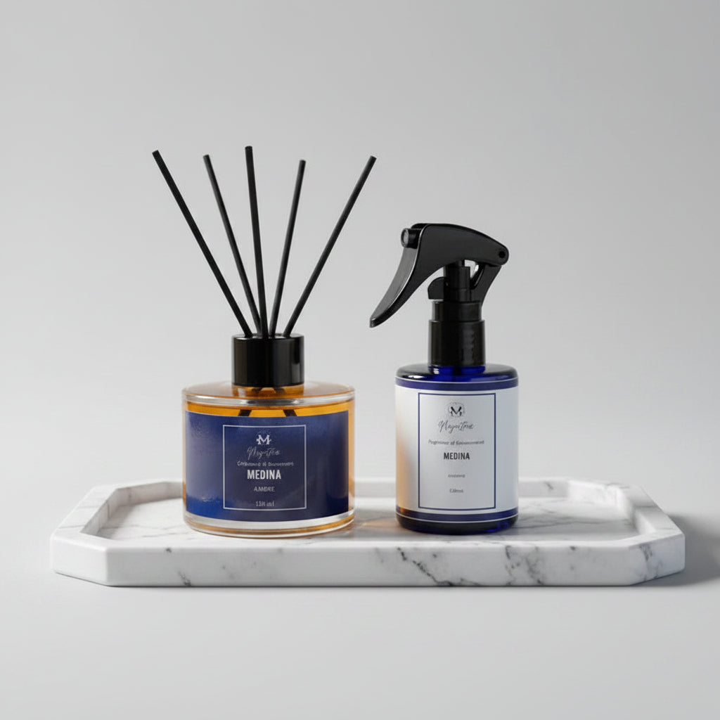 Pack Parfum d’Ambiance Premium – Diffuseur & Spray d’Intérieur